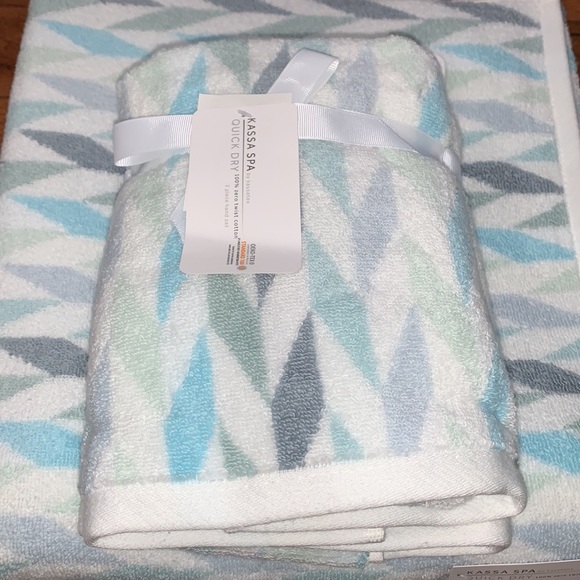 KASSA SPA Bath Kassa Spa By Kassatex 0 Cotton Towel Set 8piece